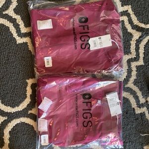 Magenta FIGS scrub set